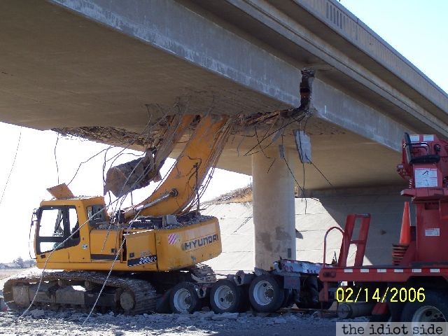 Who put that bridge there?