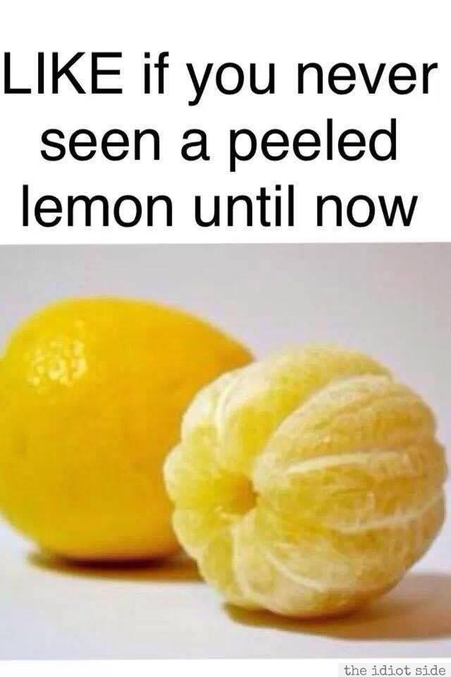 Peeled Lemon