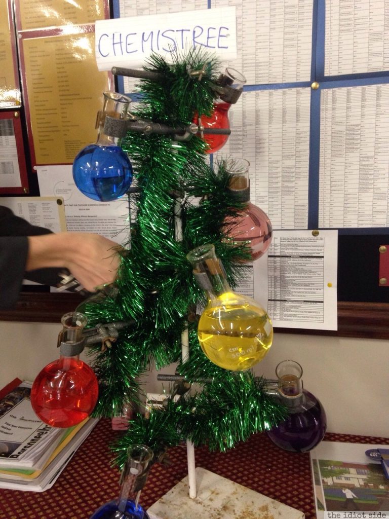When A Chemist Sets Up His Christmas Tree