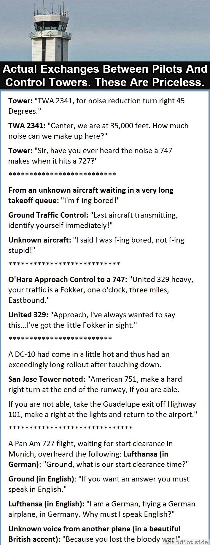 Funny Airport tower talks (Part 1)